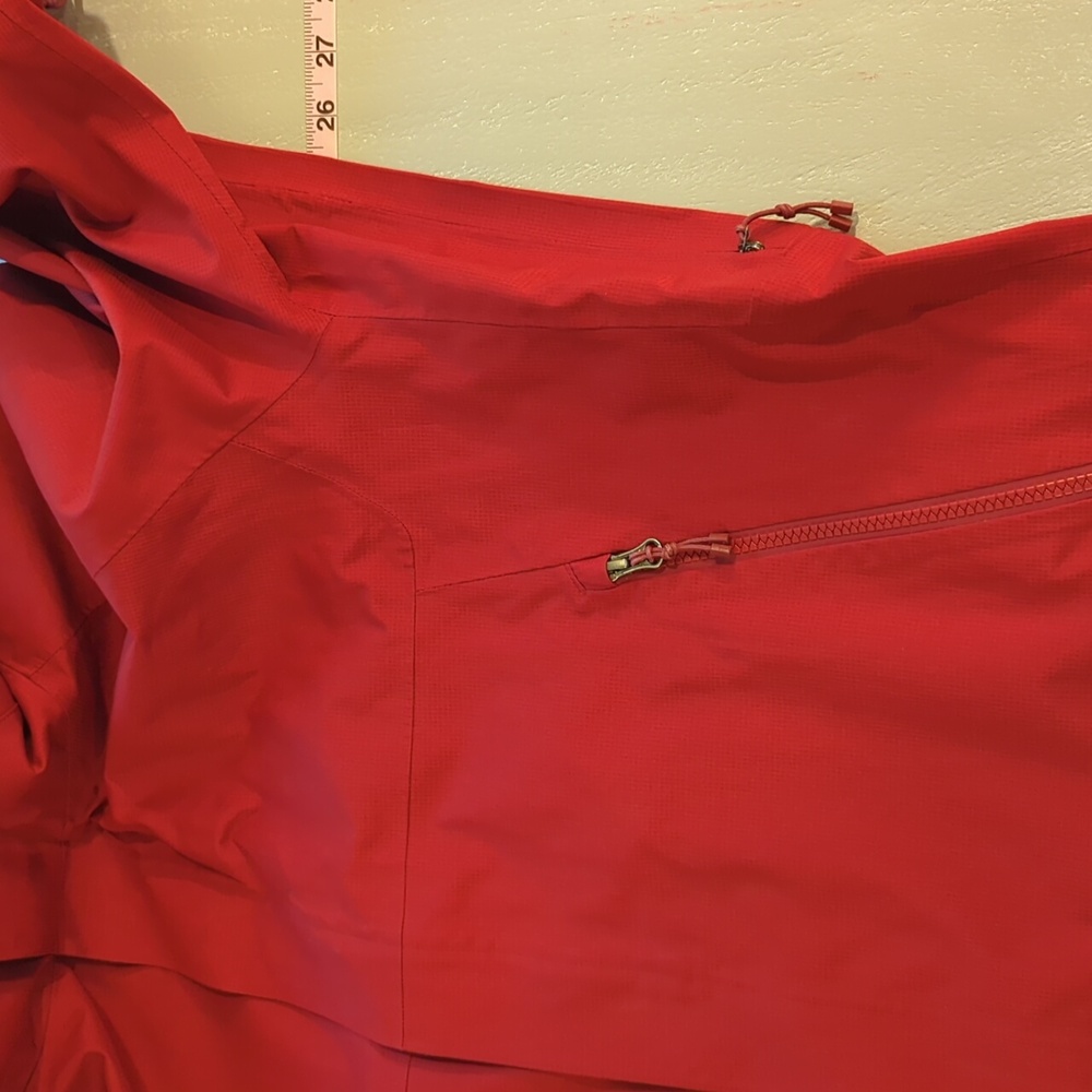 REI Men's Windbreaker Red size XL Hooded‎ image 8